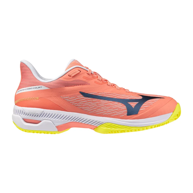 Wave Exceed Court Padelschuh Damen - koralle, mehrfarbig