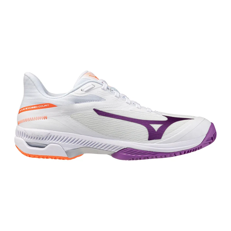 Wave Exceed Court Sandplatzschuh Damen - weiß, lila