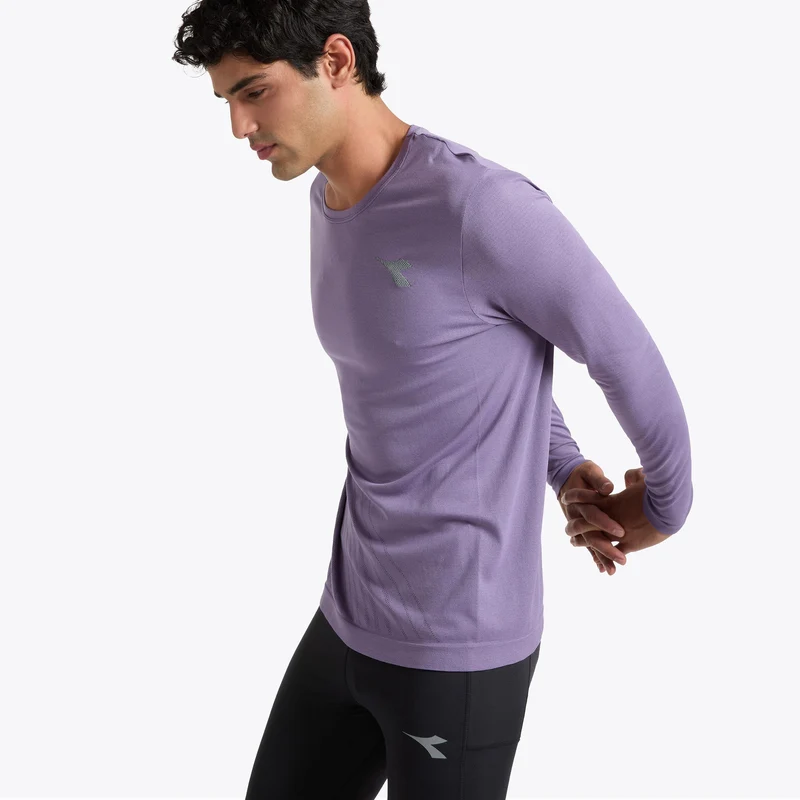 Stratouno Longsleeve Herren - violett