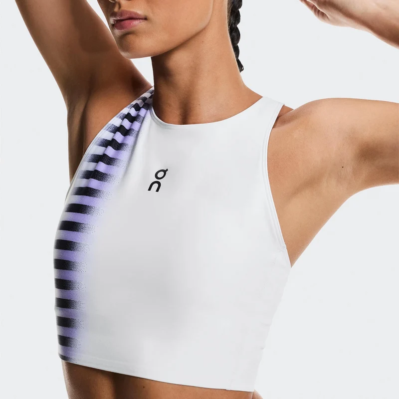 Court Edge Tank-Top Damen - weiß, schwarz