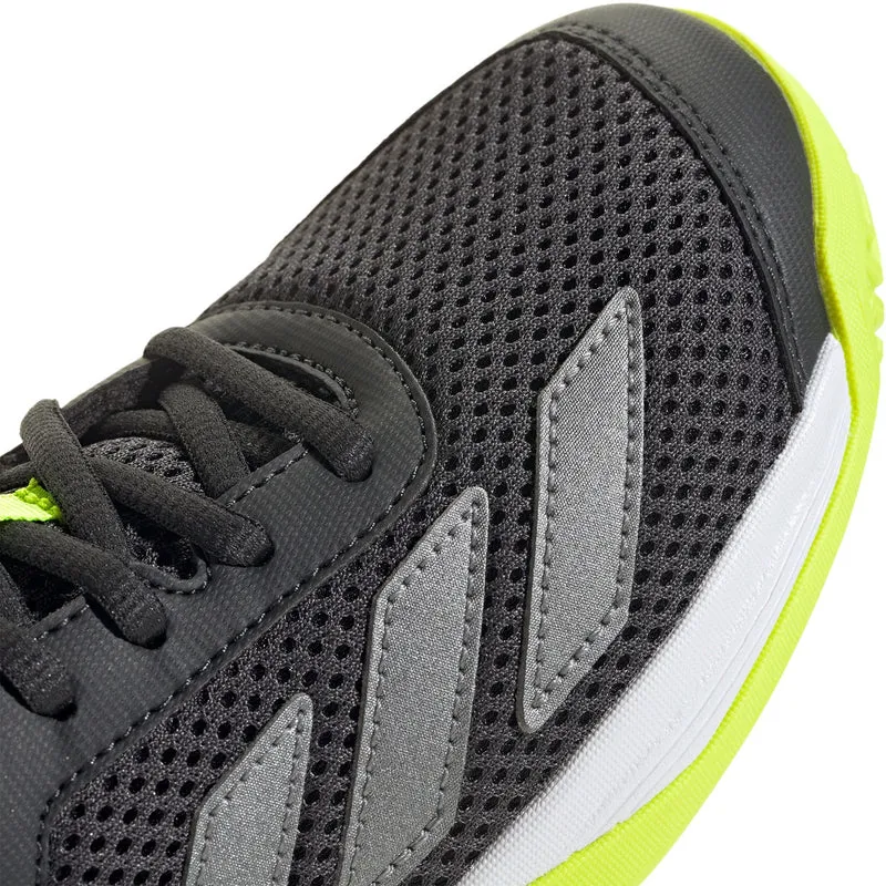 Adidas Courtflash K Dark Grey/Lime
