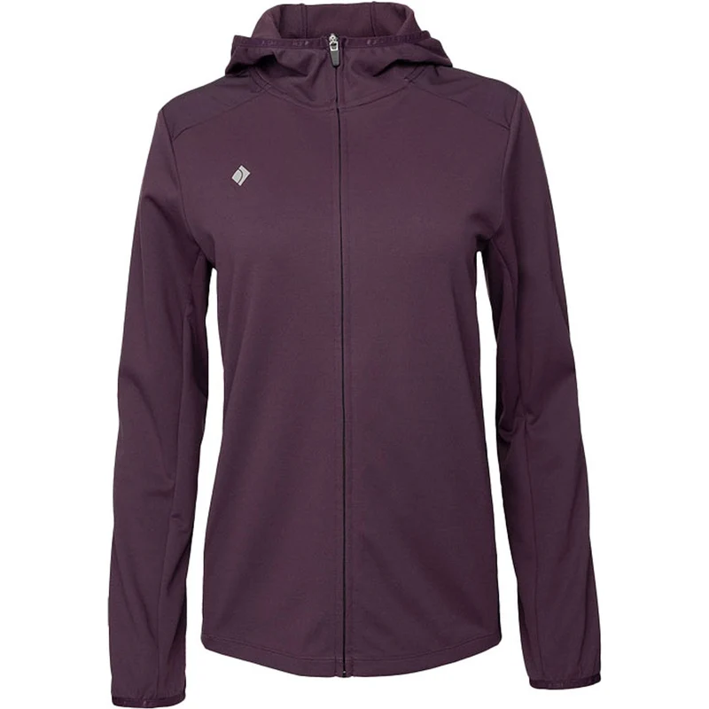 JDH W Hooded Midlayer Plum