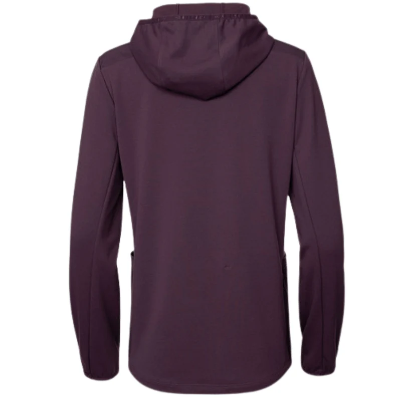 JDH W Hooded Midlayer Plum