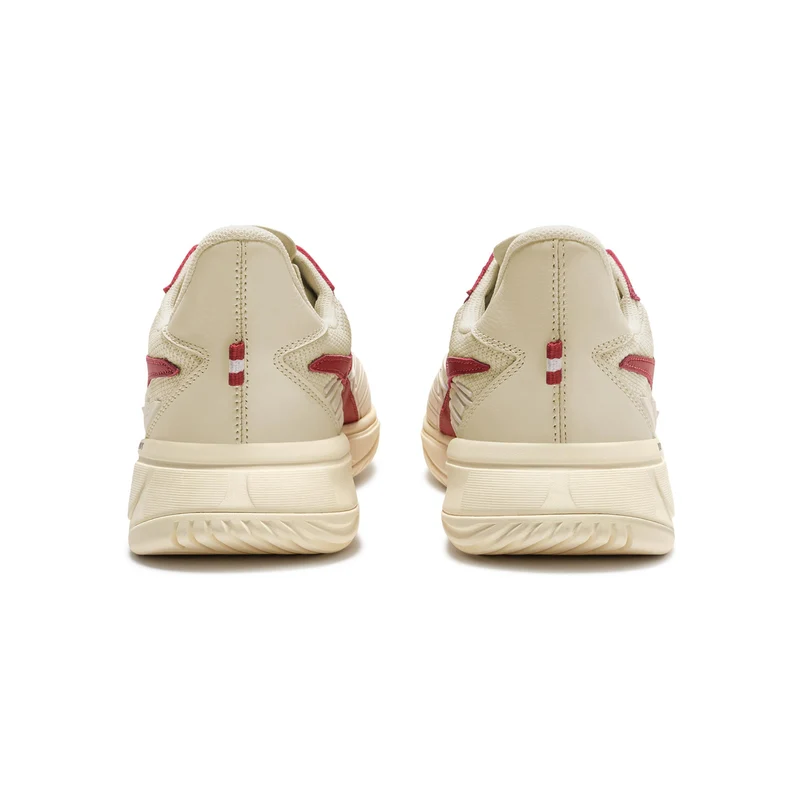 B. Elite Star Made in Italy Allcourtschuh Unisex - weiß, dunkelrot