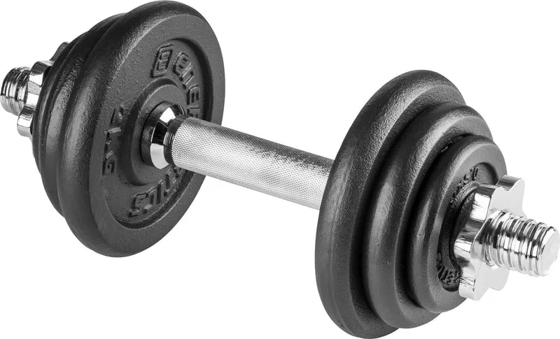 ENERGETICS Kurzhantel-Set Guss 10 kg mit Chrom-Design