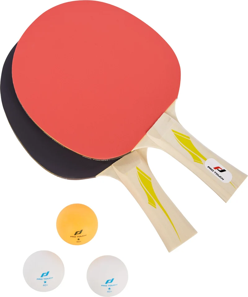 PRO TOUCH Tischtennis-Set PRO 2000 – 2 Schläger & 3 Bälle