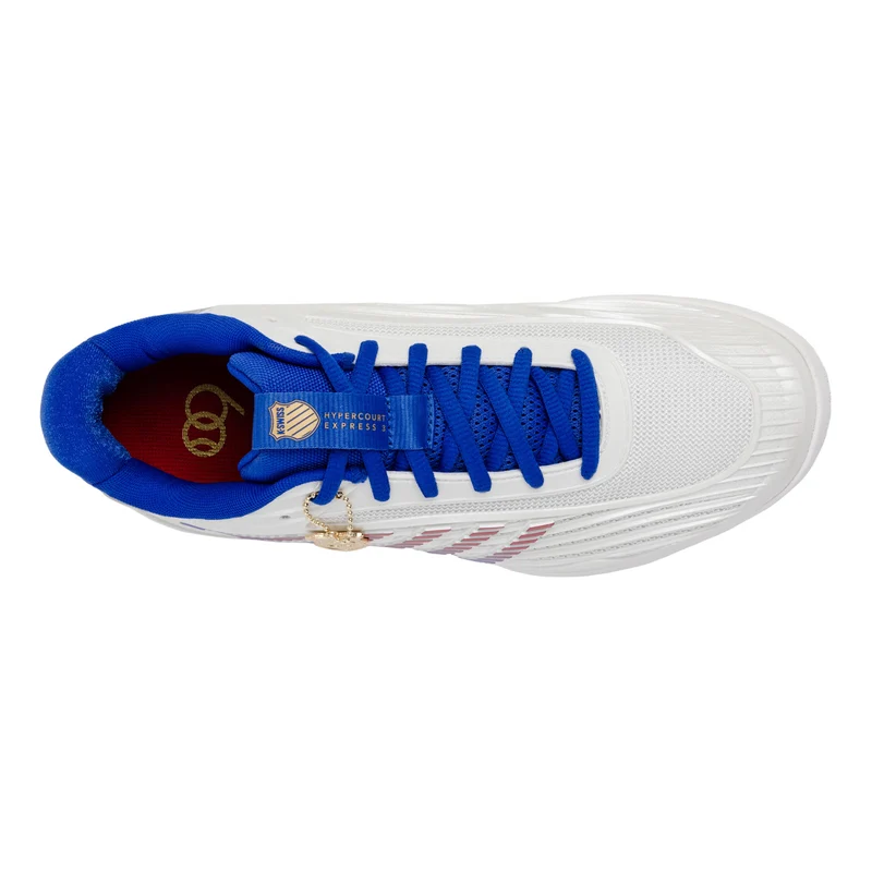 Hypercourt Express 3 60 Years Special Edition Allcourtschuh Herren - weiß, blau