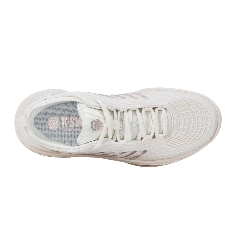 Hypercourt Supreme 2 Sandplatzschuh Damen - weiß, rosa