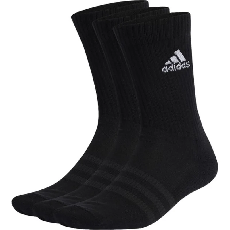Adidas Crew Socks Black (3x)