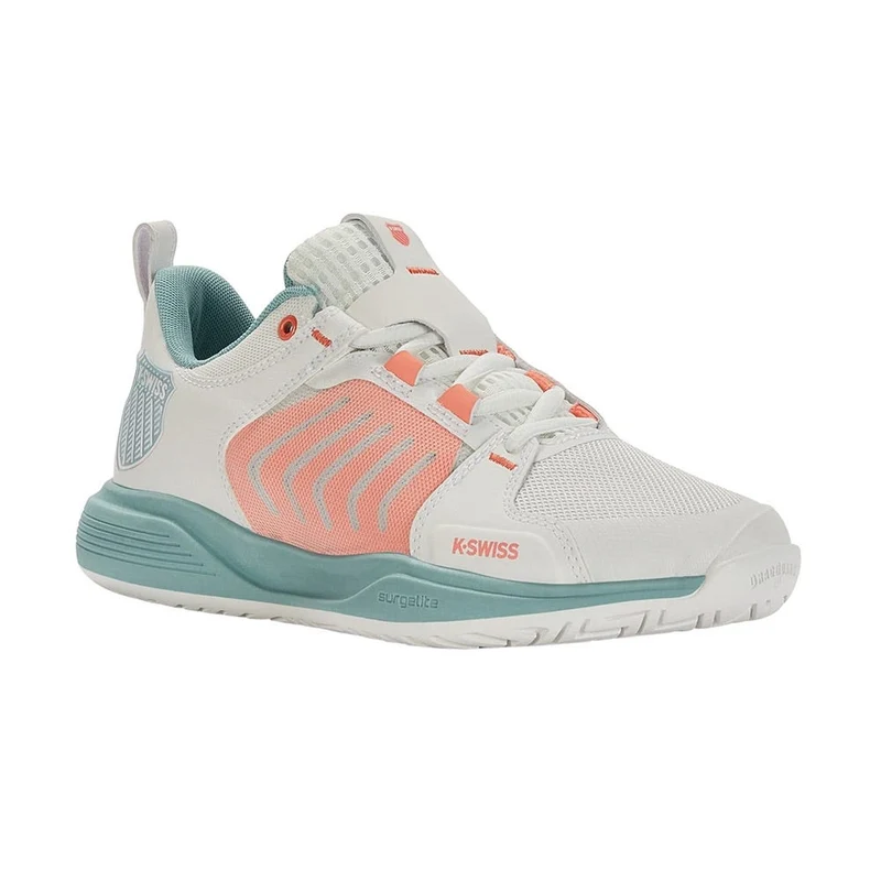 K-Swiss Ultrashot Team White/Blue/Pink Dames