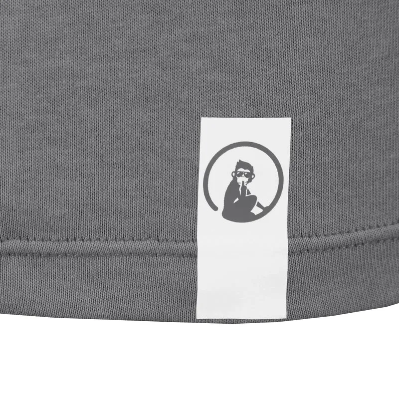 Trainings T-Shirt Herren - grau, weiß