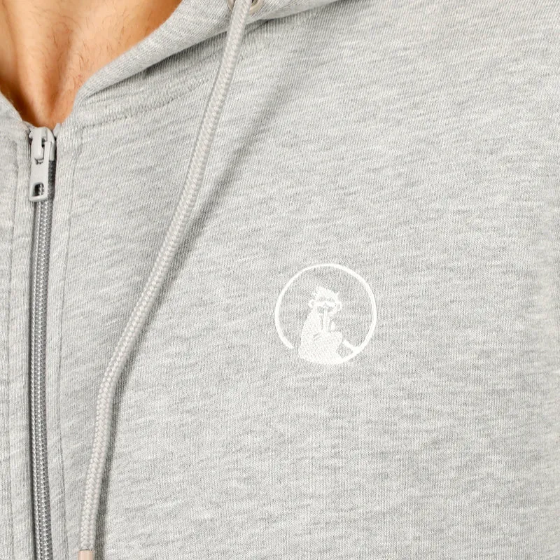 Essential Zip Sweatjacke Herren-grau