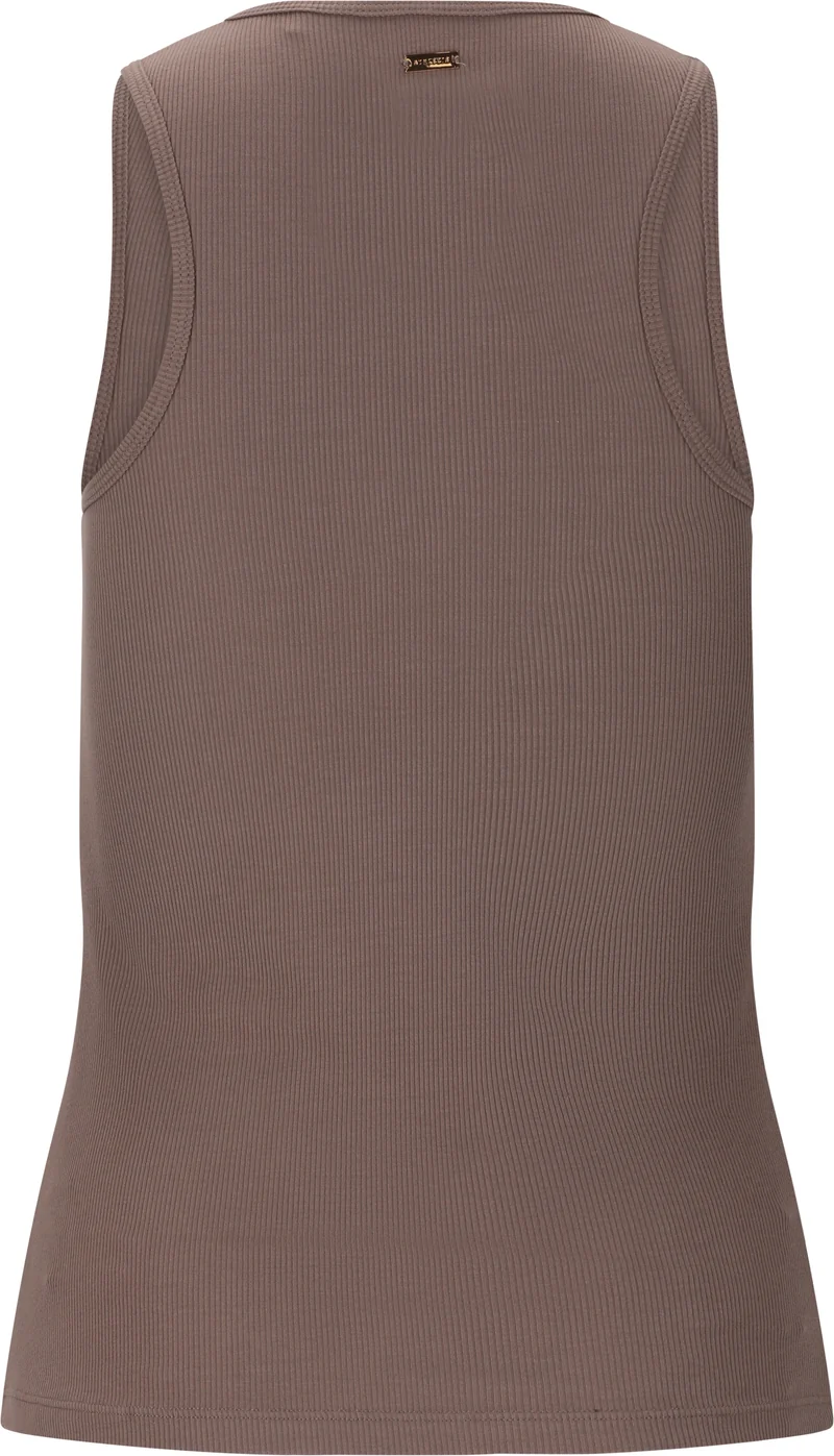 Tinashe W Halterneck Rib Top