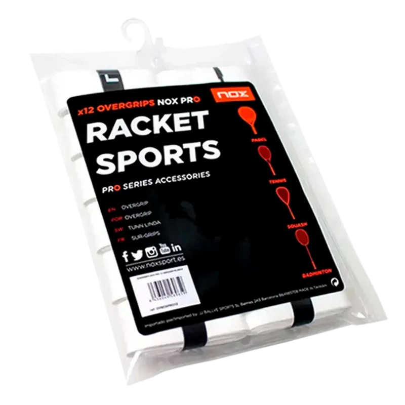 Overgrips Nox Pro Blanco (Pack x12)