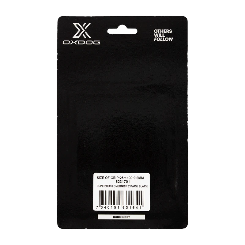 Overgrips Oxdog Supertech Negro (Pack x2)