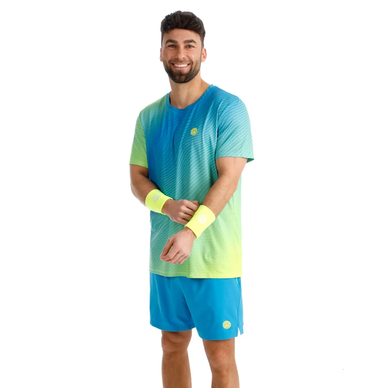 Out of Control T-Shirt Herren-blau, neongelb