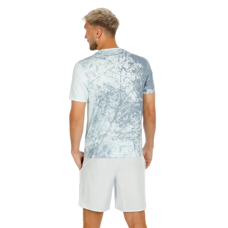 Memories Receiver Scrubbled T-Shirt Herren - hellblau