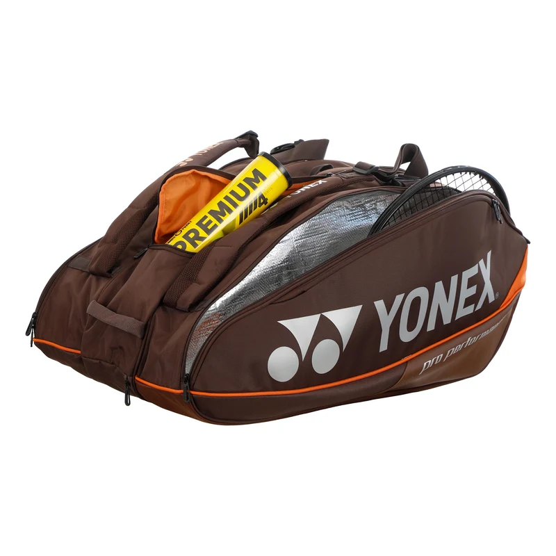 Pro Racquet Bag Espresso Brown Schlägertasche 12er - braun, orange