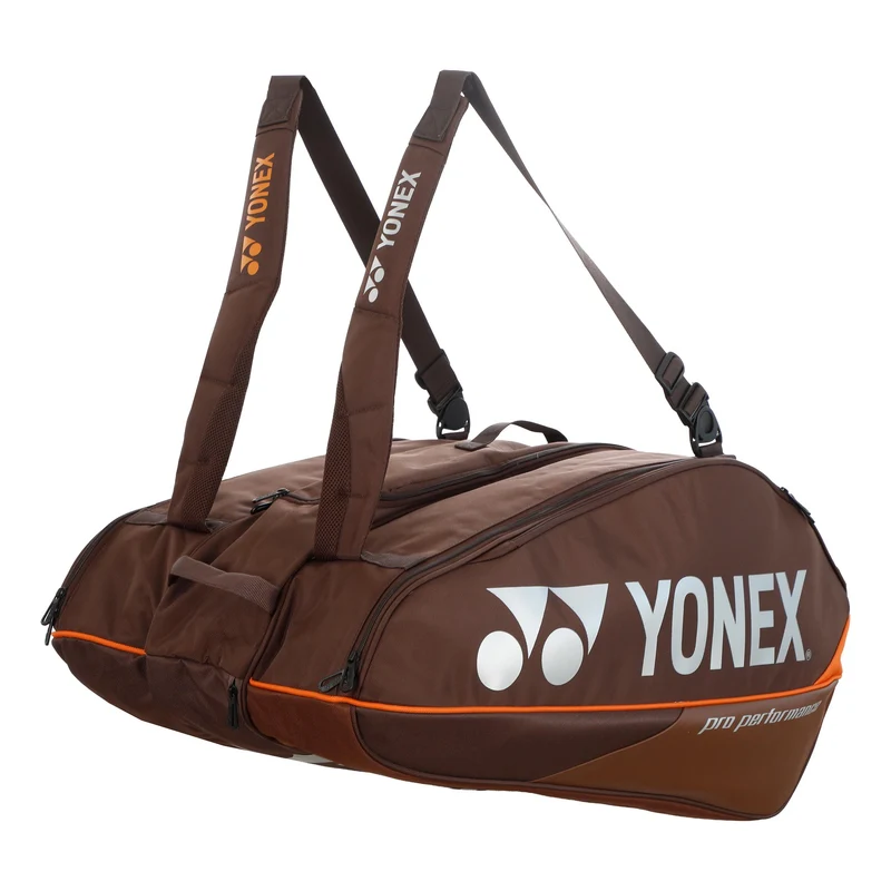 Pro Racquet Bag Espresso Brown Schlägertasche 12er - braun, orange