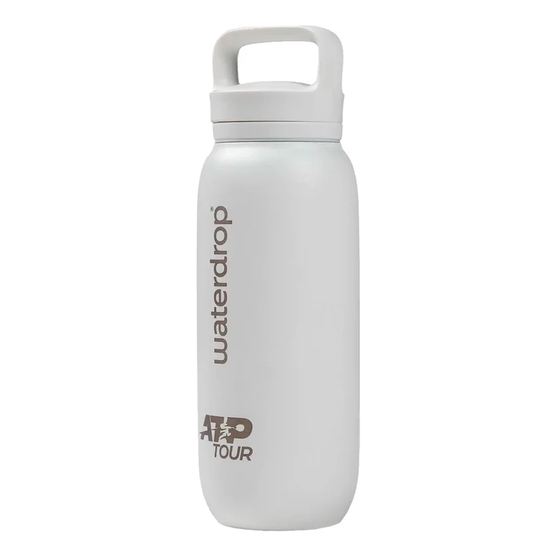 Waterdrop Thermo Bottle 600ml Trinkflasche - weiß, silber