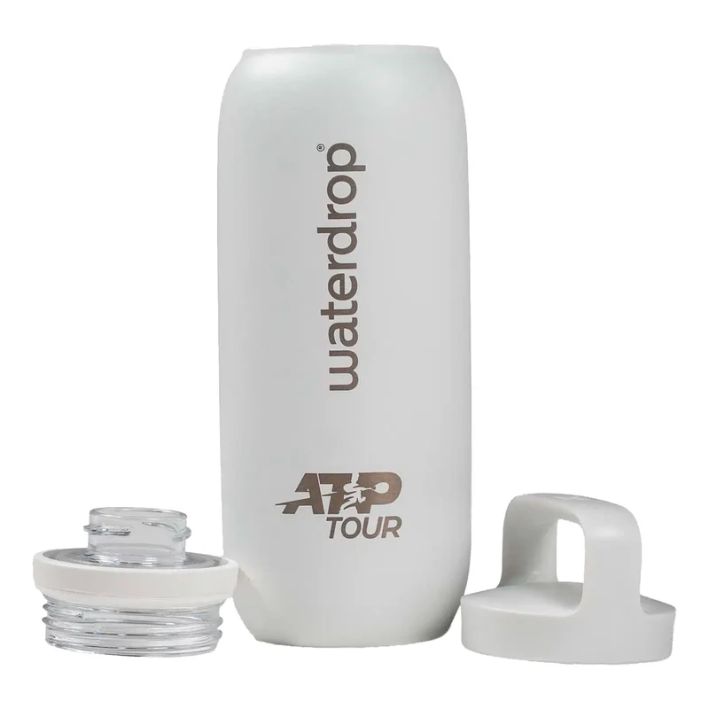 Waterdrop Thermo Bottle 600ml Trinkflasche - weiß, silber