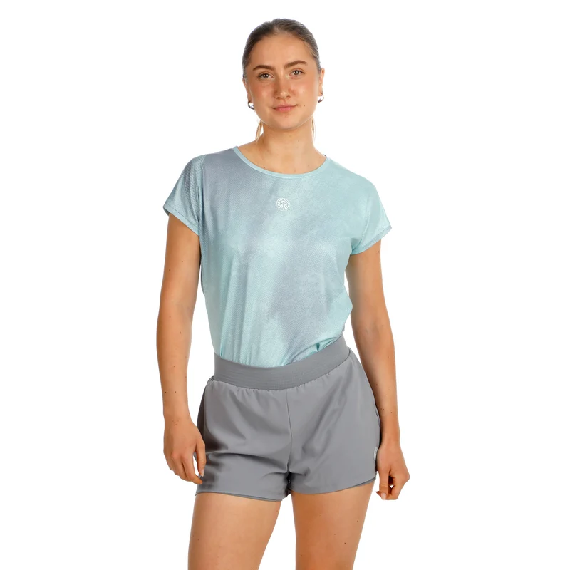 Freeze Out T-Shirt Damen - mint, grau