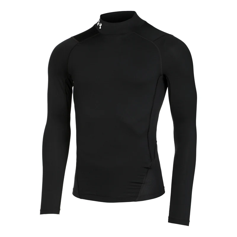 Heatgear Comp Mock Longsleeve Herren-Schwarz