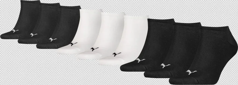 PUMA Plain Sneaker Trainer Socken 3er-Pack