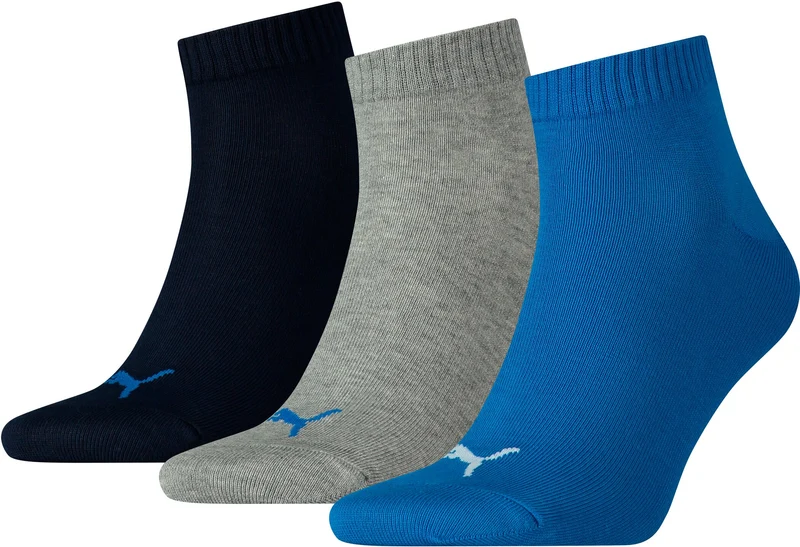 PUMA Plain Sneaker Trainer Socken 3er-Pack