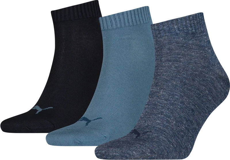 PUMA Plain Sneaker Trainer Socken 3er-Pack