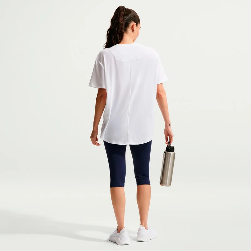 One Relaxed Dri-Fit T-Shirt Damen-weiß