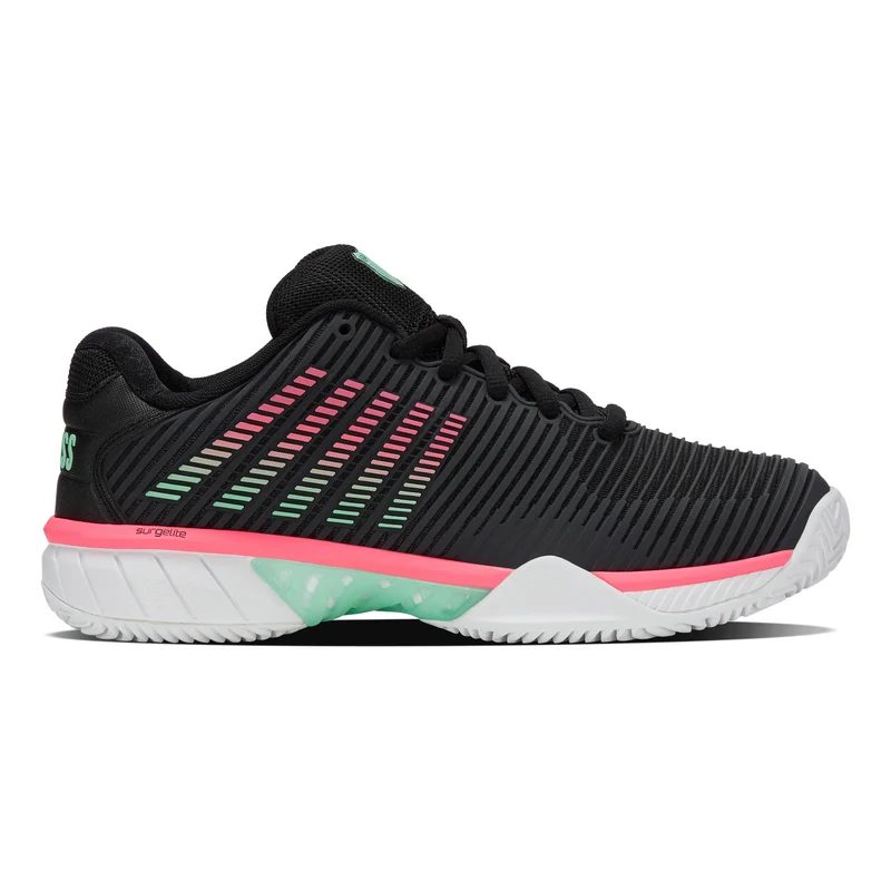 Hypercourt Express 2 Sandplatzschuh Damen-Schwarz,Mehrfarbig
