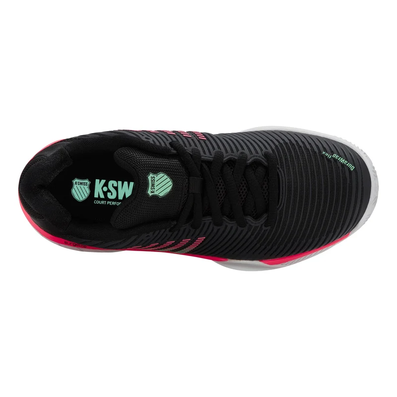 Hypercourt Express 2 Sandplatzschuh Damen-Schwarz,Mehrfarbig
