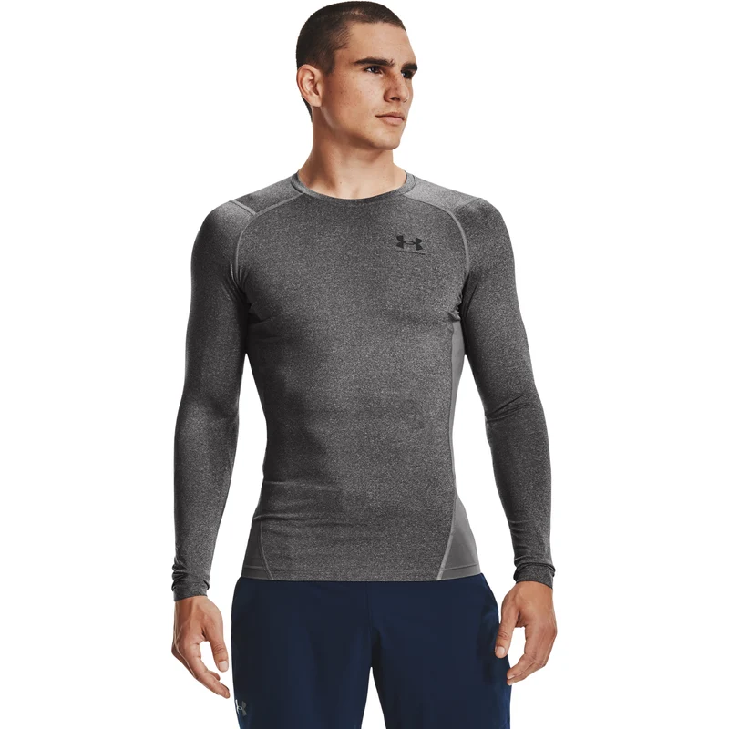 Heatgear Comp Longsleeve Herren-Anthrazit,Schwarz