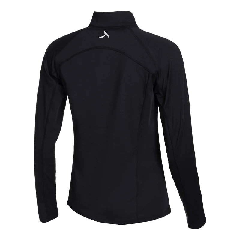Warm Light Longsleeve Damen-Schwarz