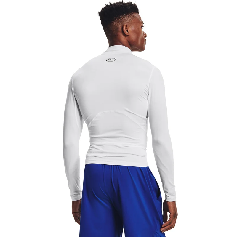Heatgear Comp Mock Longsleeve Herren-Weiß