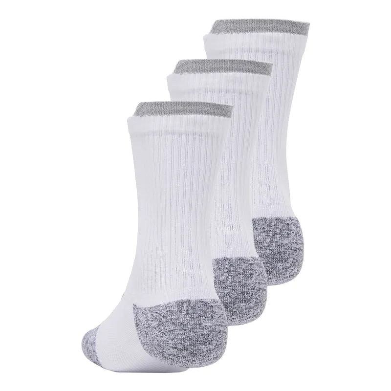 Velociti Run Cush Crew 3pack Laufsocken Unisex - weiß, weiß