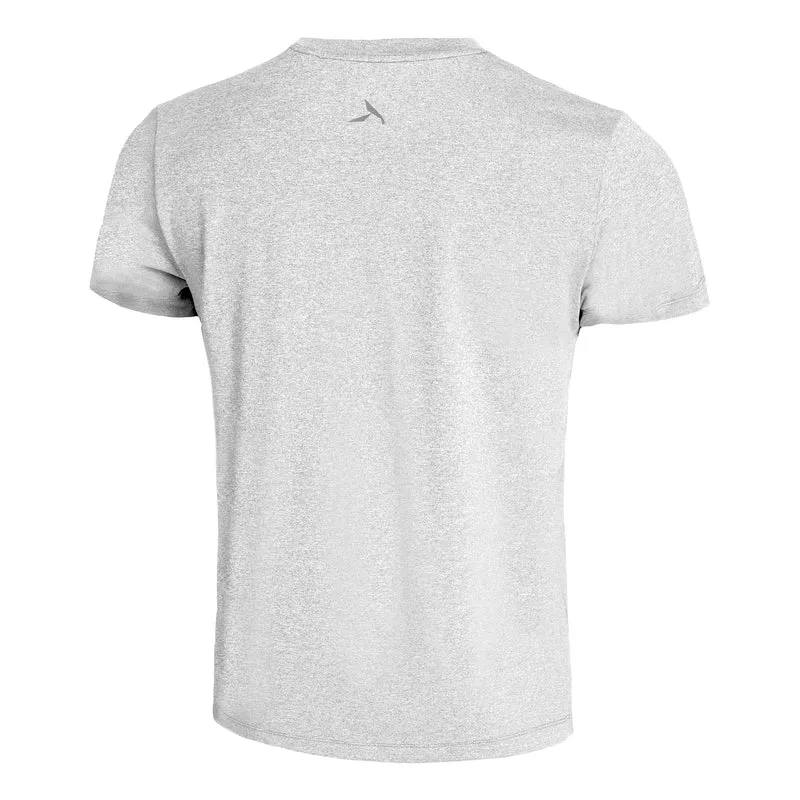 Flyweight Teeme Laufshirt Herren-Hellgrau