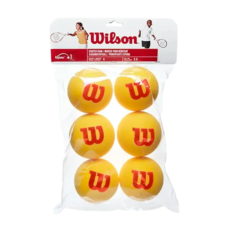 Pelotas Wilson Tour Foam Tenis (Pack x6)