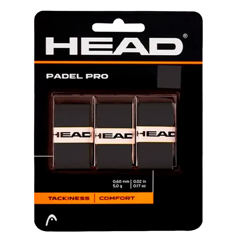 Overgrips Head Padel Pro Negro (Pack x3)