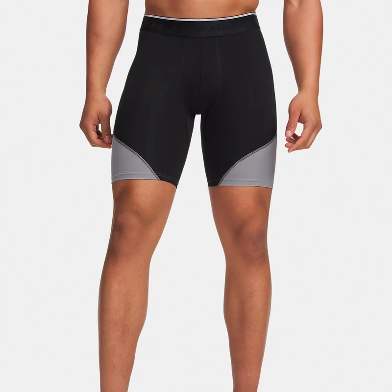 Elite Long Shorts Herren - schwarz, silber