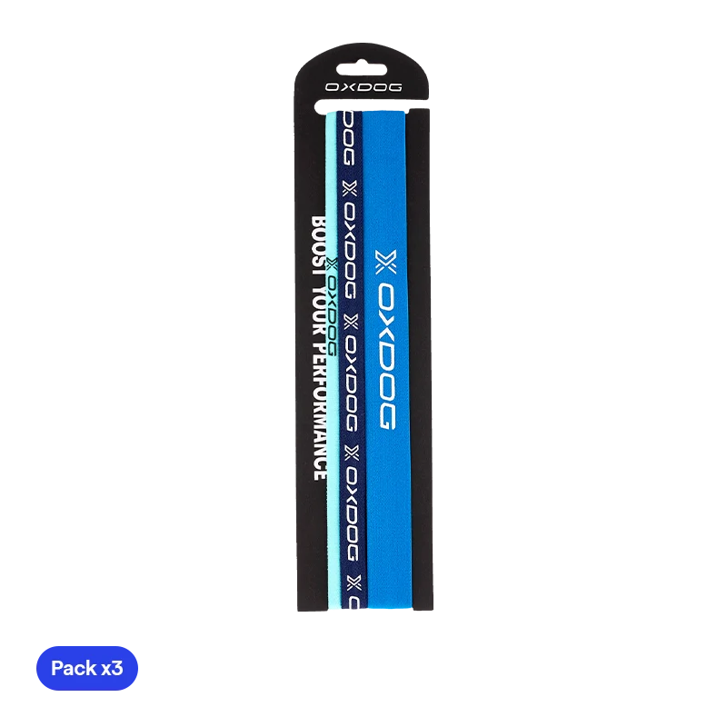 Cintas de Pelo Oxdog Azul (Pack x3)