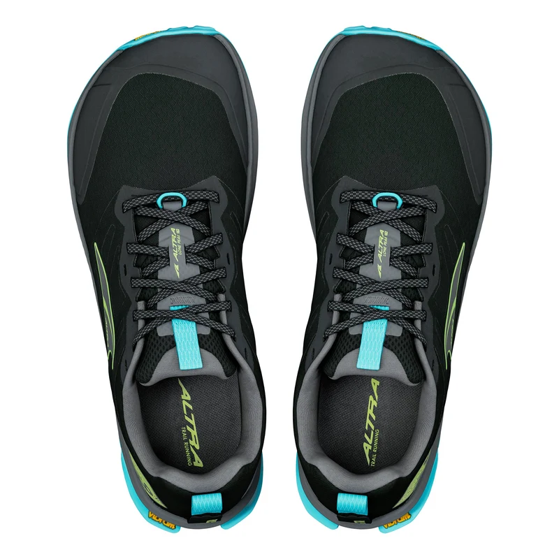 Lone Peak 9+ Trailschuh Herren - schwarz, limette