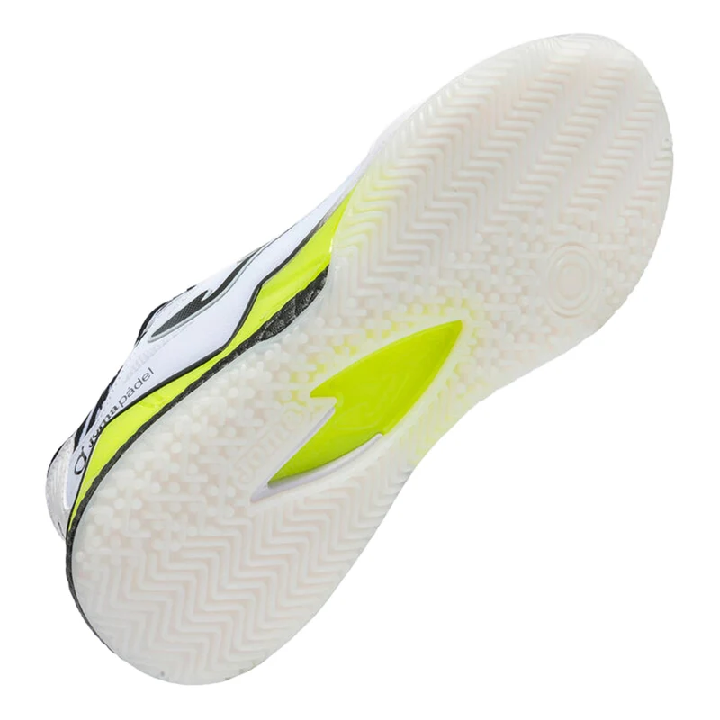 Spin Padelschuh Herren - weiß, neongelb