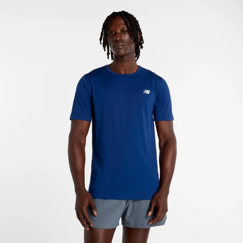 Sport Essentials Utility T-Shirt Herren-blau, weiß