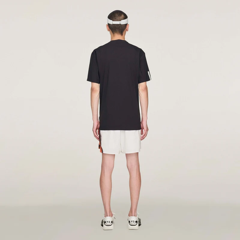 Y-3 Zip T-Shirt Herren - schwarz