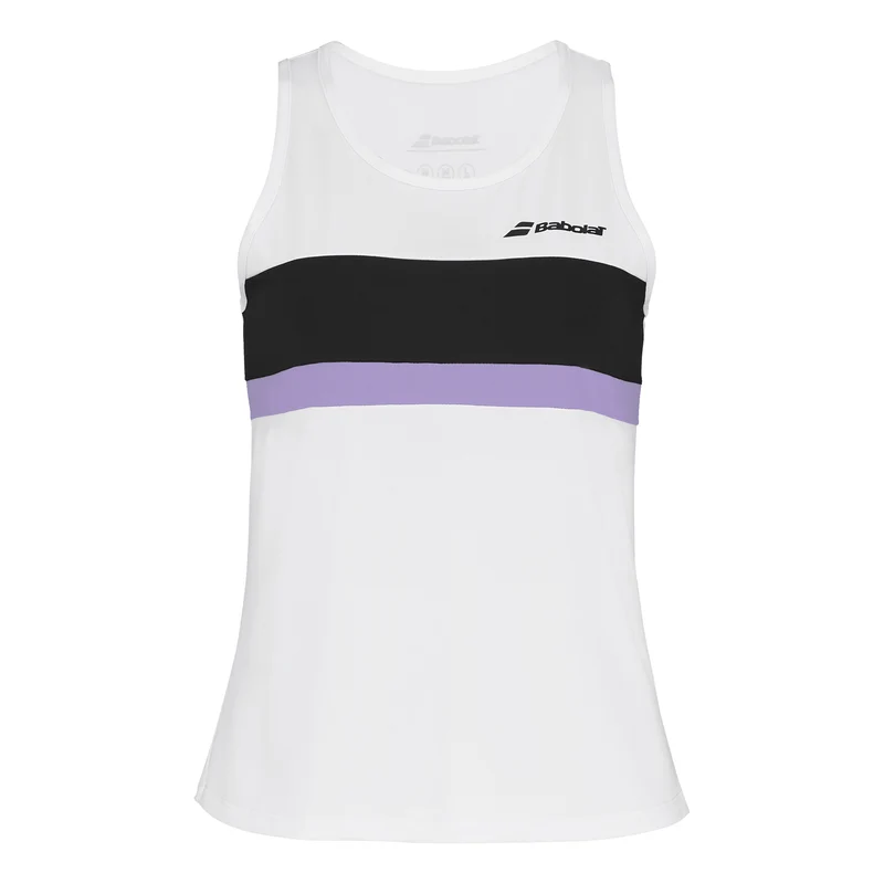 Padel Tank-Top Damen-Weiß