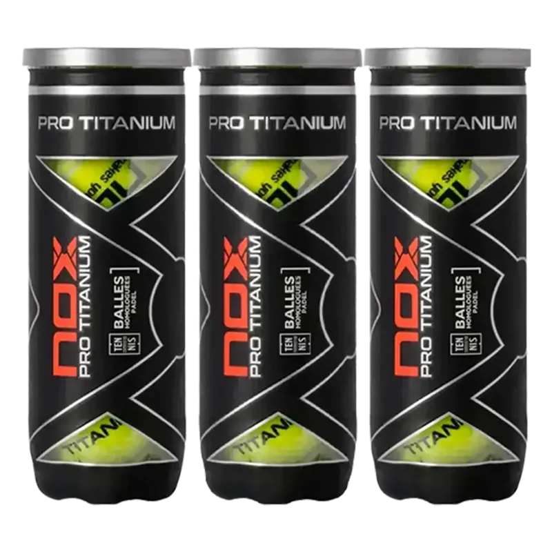 Pelotas Nox Pro Titanium (Pack x3)