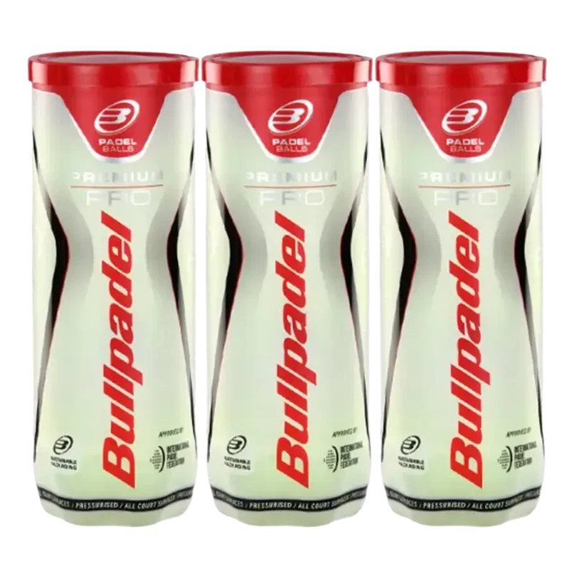 Pelotas Bullpadel Premium Pro (Pack x3)