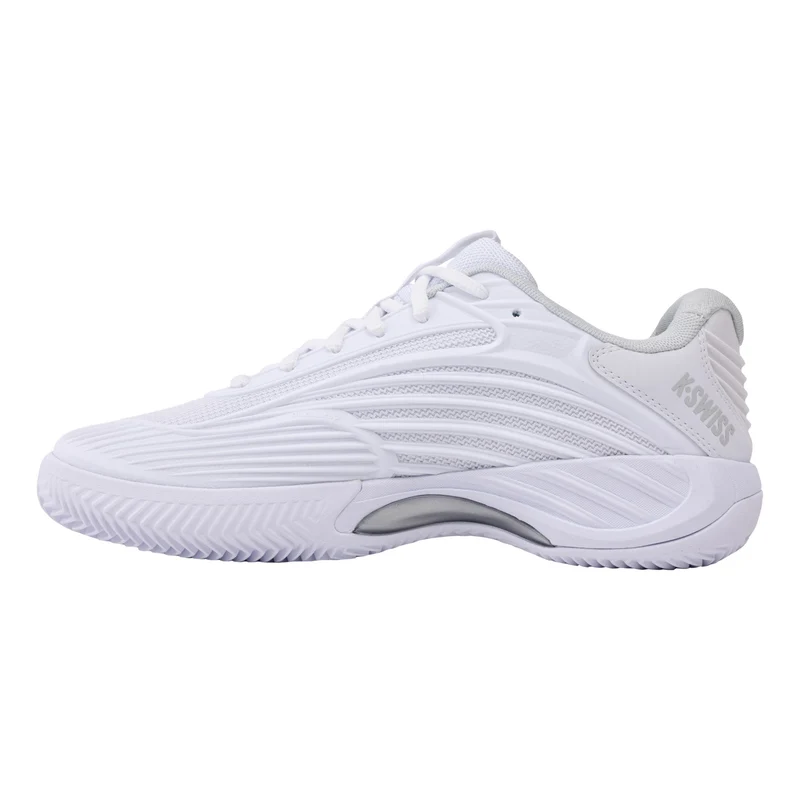 Hypercourt Express 3 Sandplatzschuh Damen - weiß, hellblau